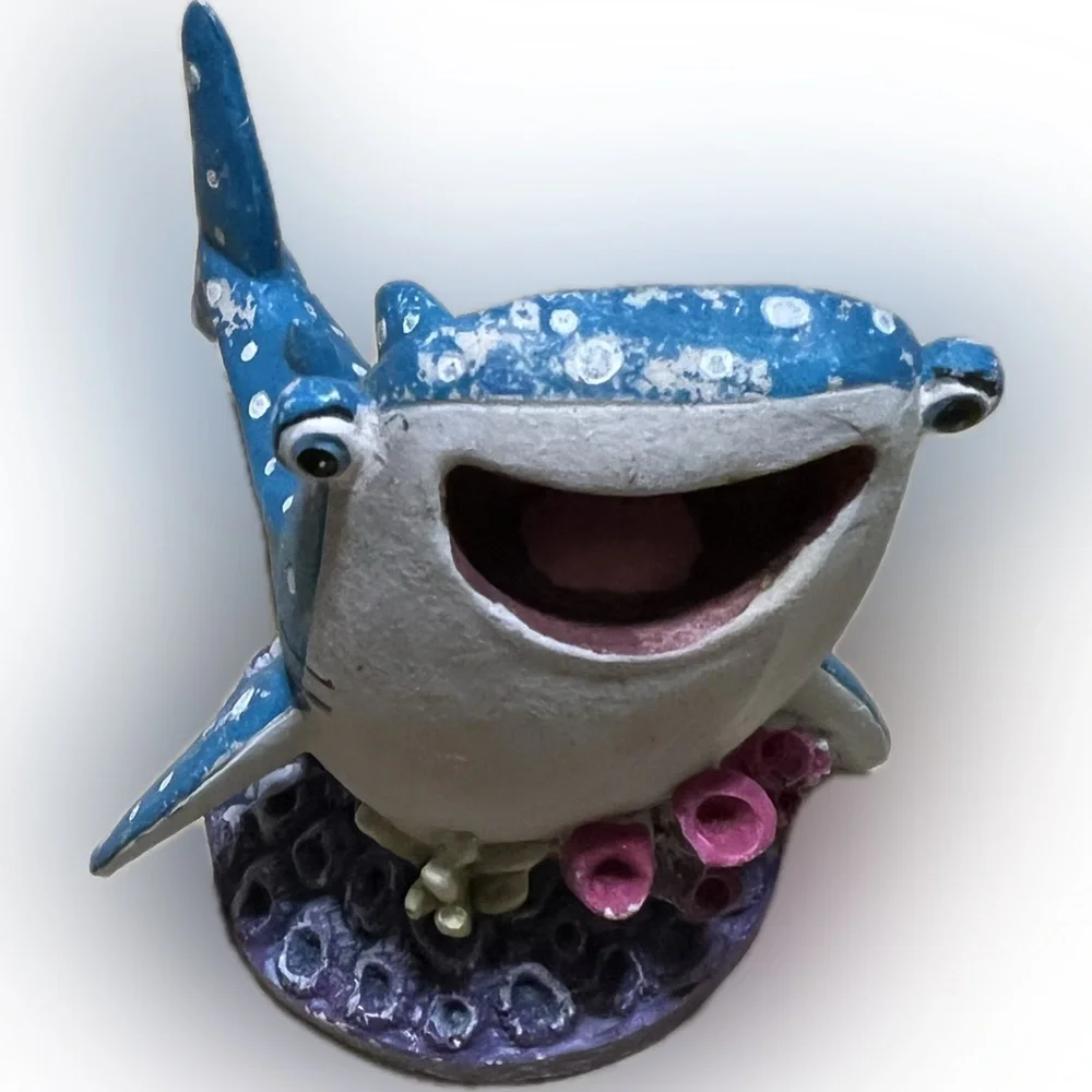 🍄Whale Shark Aquarium Fish Tank Resin Decor Ornament Ocean Sea Life